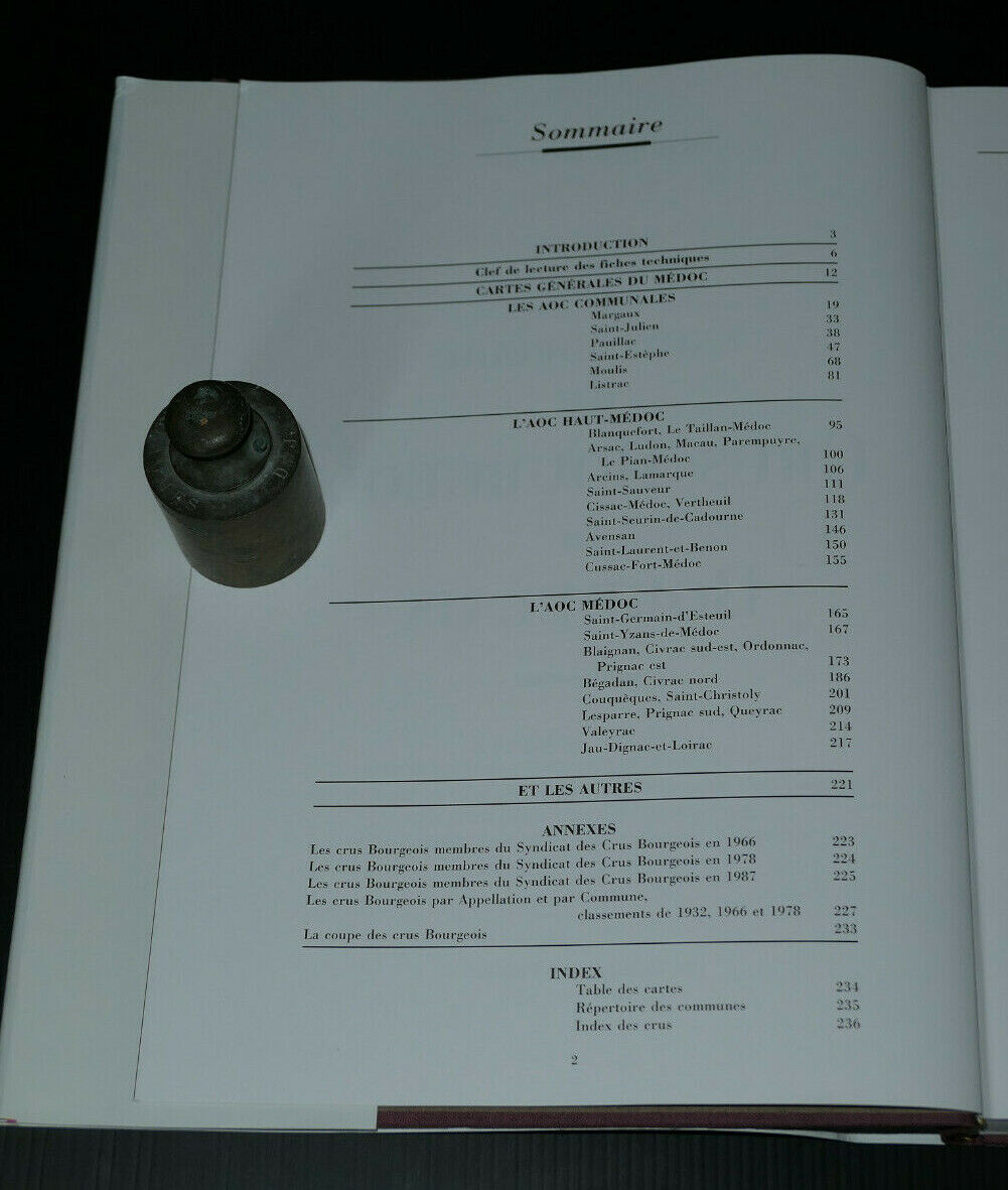 ENCYCLOPEDIE DES CRUS BOURGEOIS DU BORDELAIS / MICHEL DOVAZ / VIN OENOLOGIE 1988