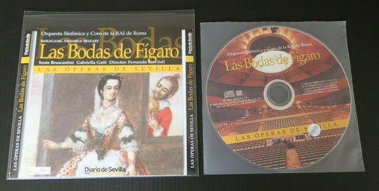 CD LAS BODAS DE FIGARO / MOZART / LAS OPERAS DE SEVILLA / 2001