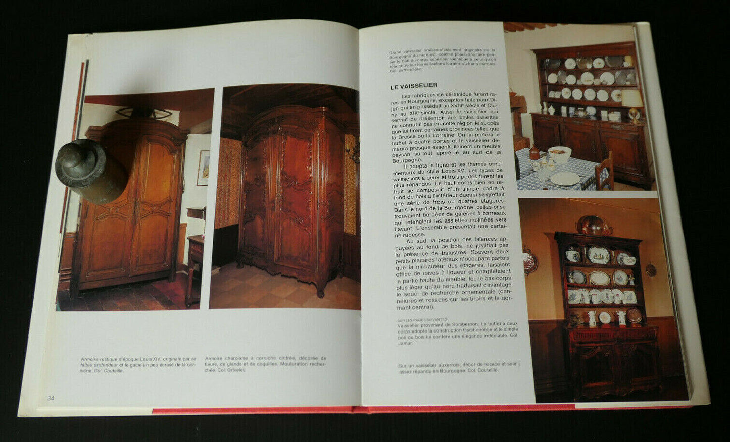 MOBILIER BOURGUIGNON / EDITIONS CHARLES MASSIN / ANTIQUITES DECORATION ART