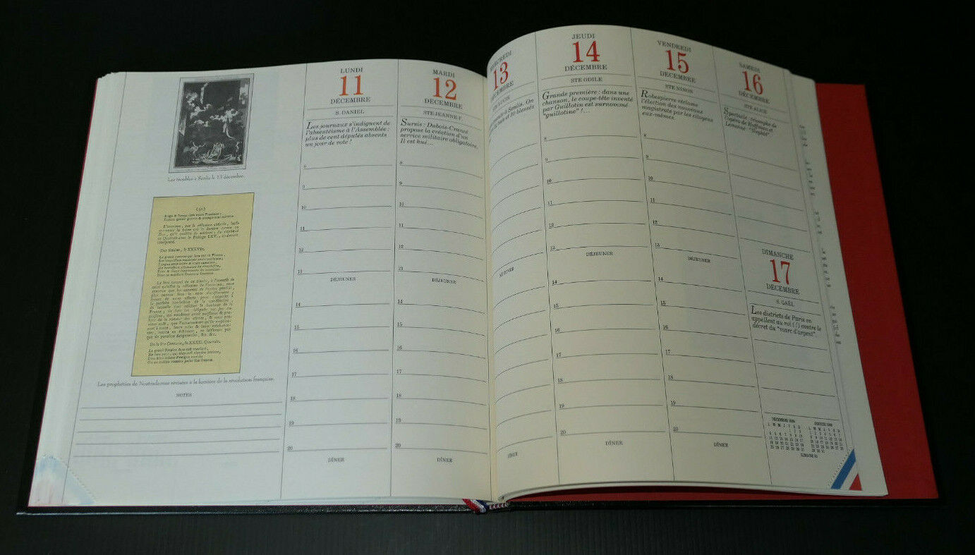 AGENDA DU BICENTENAIRE 1789-1989 / ROGER PINSON / REVOLUTION FRANCAISE