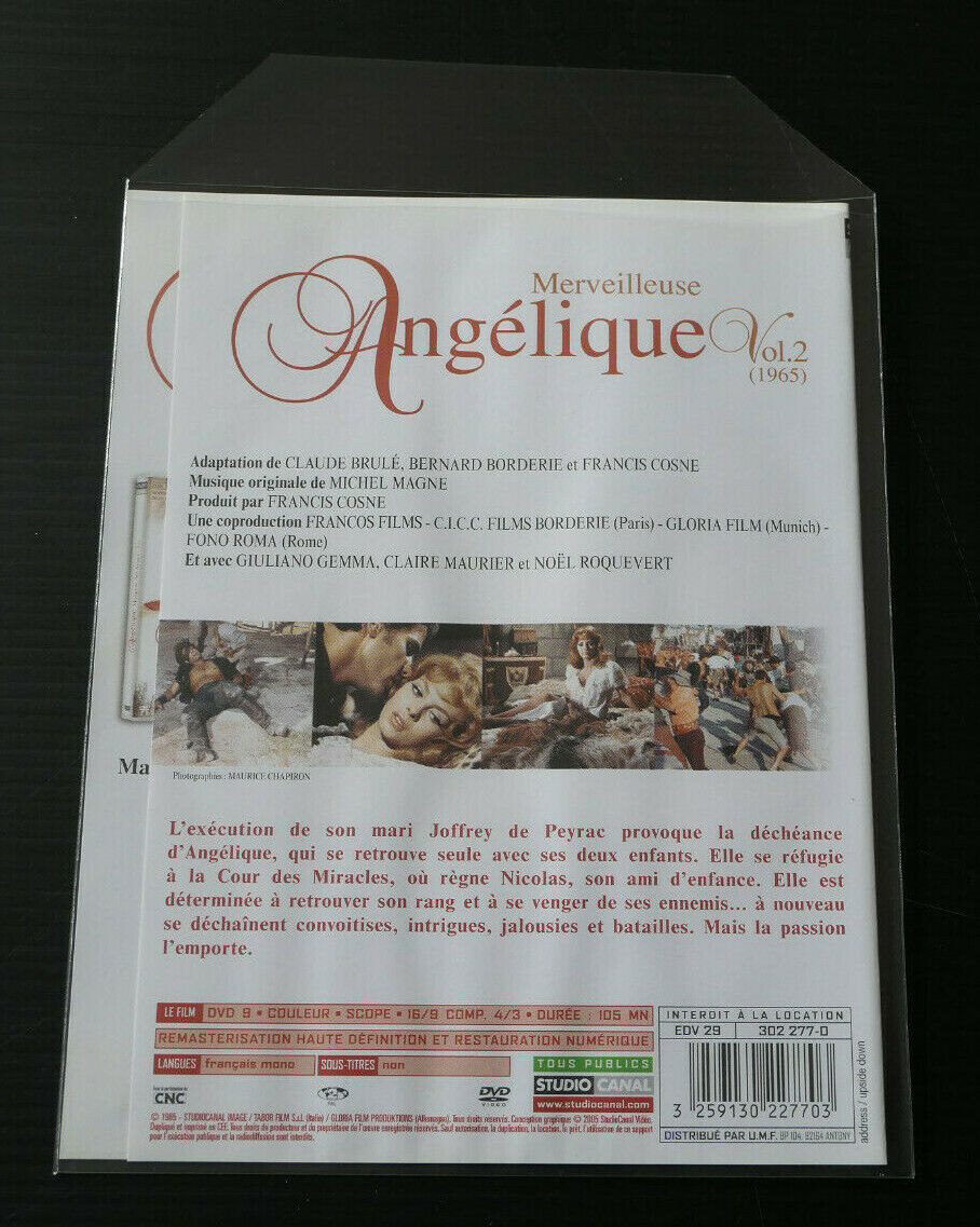 DVD MICHELE MERCIER JEAN ROCHEFORT / MERVEILLEUSE ANGELIQUE VOL. 2