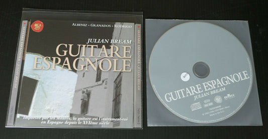 CD JULIAN BREAM / GUITARE ESPAGNOLE / ALBENIZ GRANADOS RODRIGO / 2000