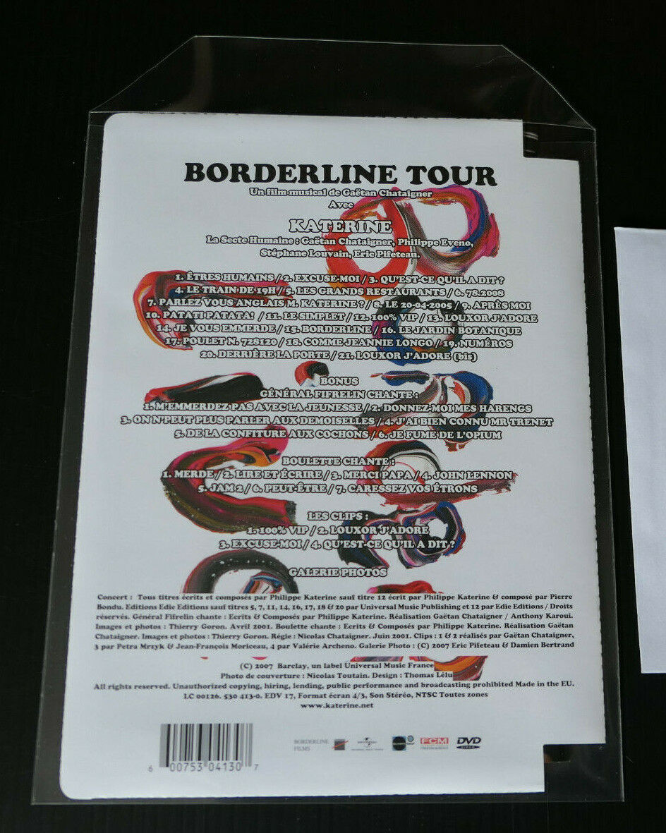 DVD KATERINE / BORDER LIVE / 2007