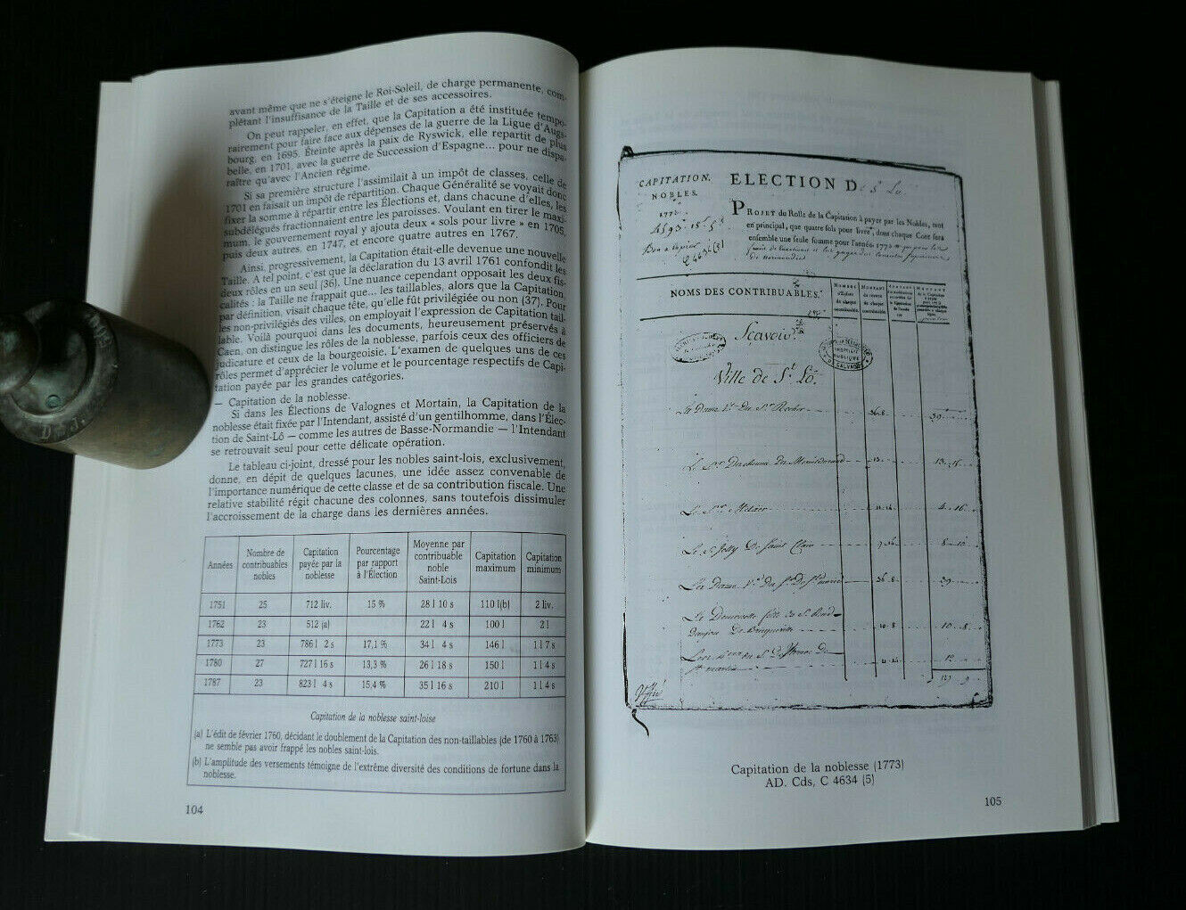 SAINT-LO DANS LE CREPUSCULE DE L'ANCIEN REGIME / MAURICE LANTIER / HISTOIRE 1988