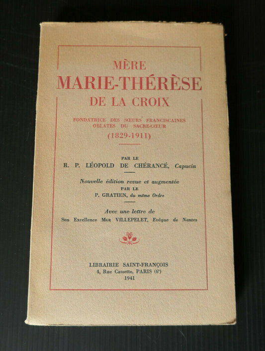 MERE MARIE-THERESE DE LA CROIX SOEURS FRANCISCAINES OBLATES DU SACRE COEUR 1941