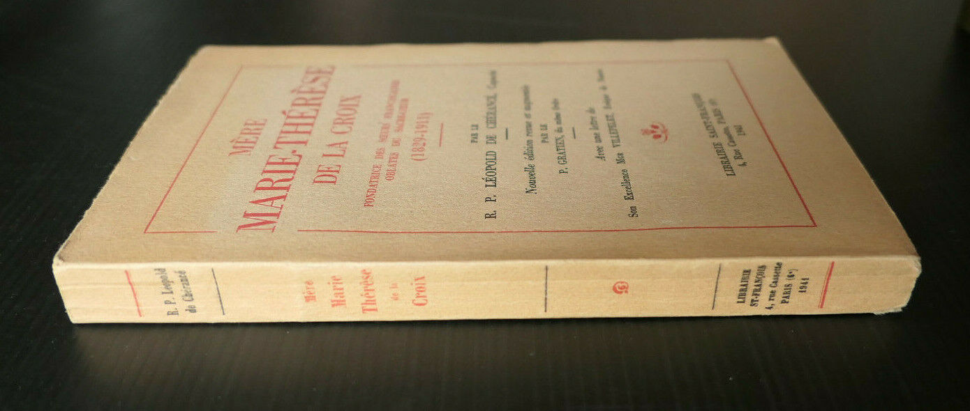 MERE MARIE-THERESE DE LA CROIX SOEURS FRANCISCAINES OBLATES DU SACRE COEUR 1941