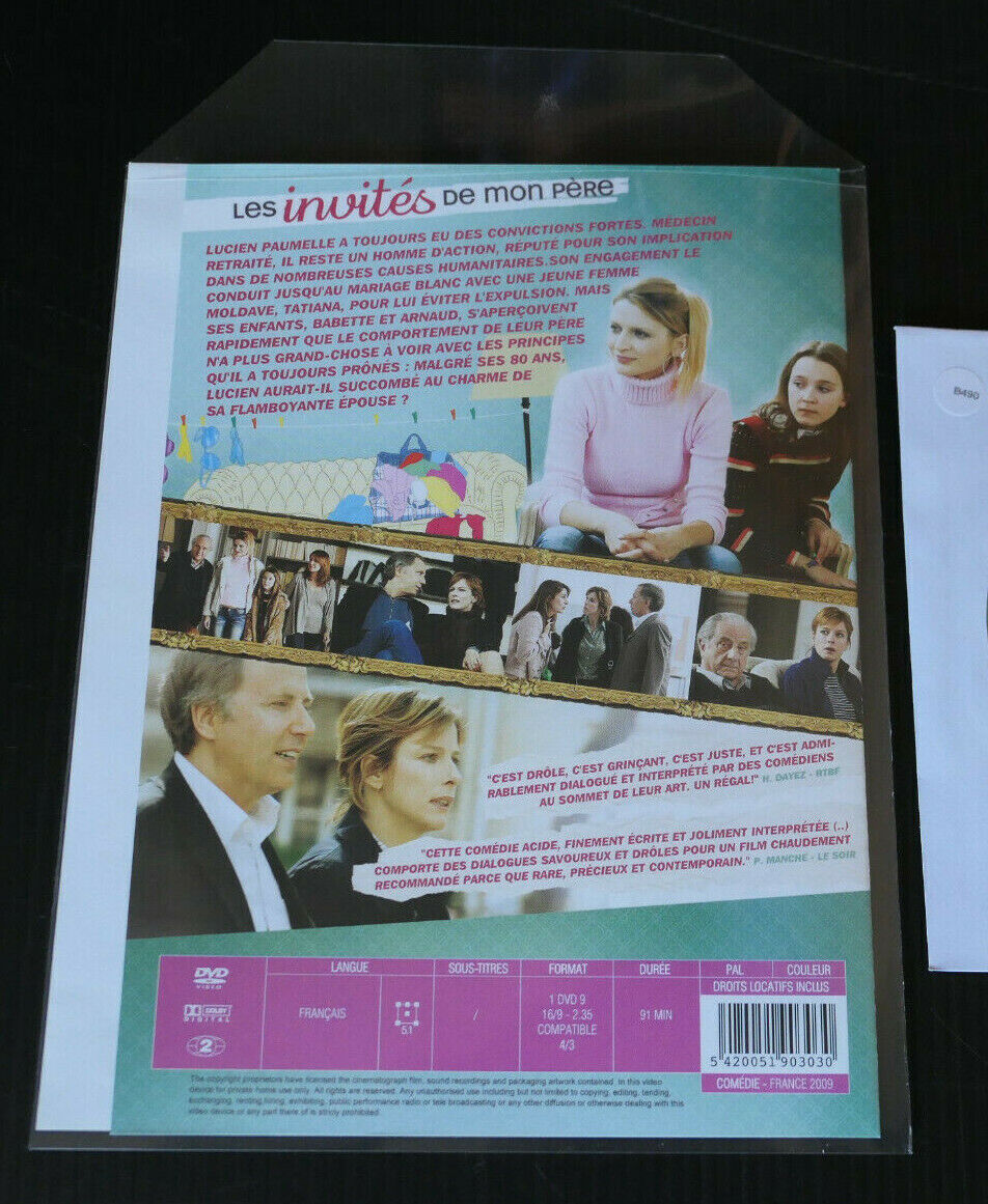 DVD LES INVITES DE MON PERE / ANNE LE NY / KARIN VIARD / FABRICE LUCHINI / 2009