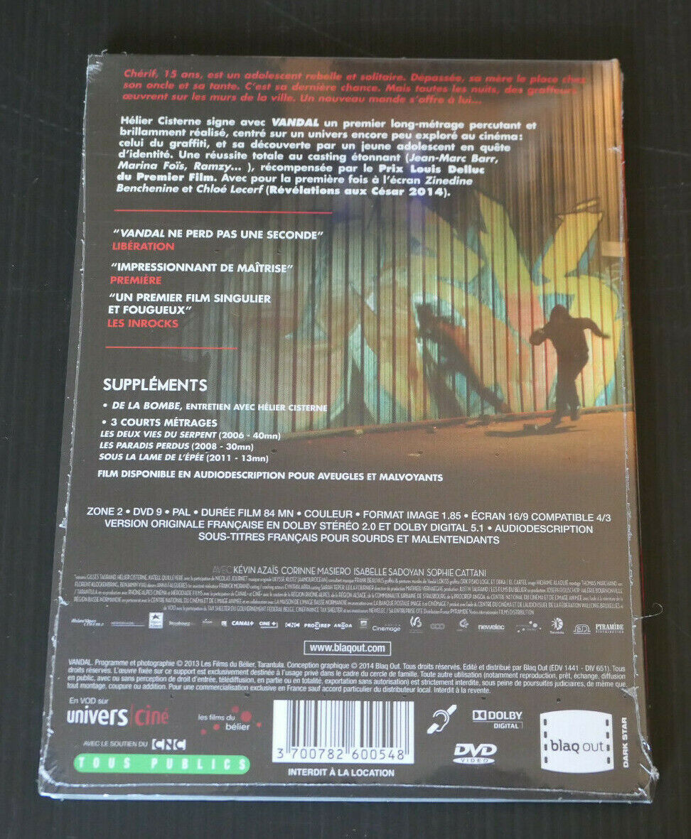 DVD VANDAL / HELIER CISTERNE / 2014