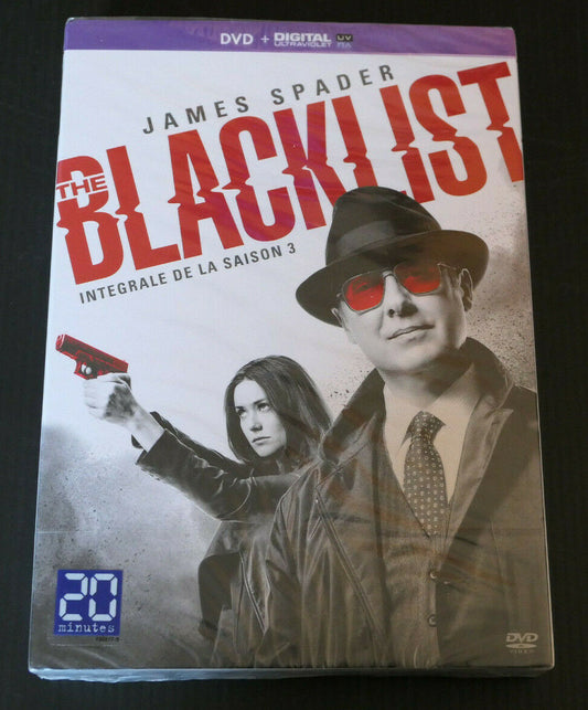 DVD THE BLACKLIST / INTEGRALE SAISON 3 / JAMES SPADER / 2016 / NEUF