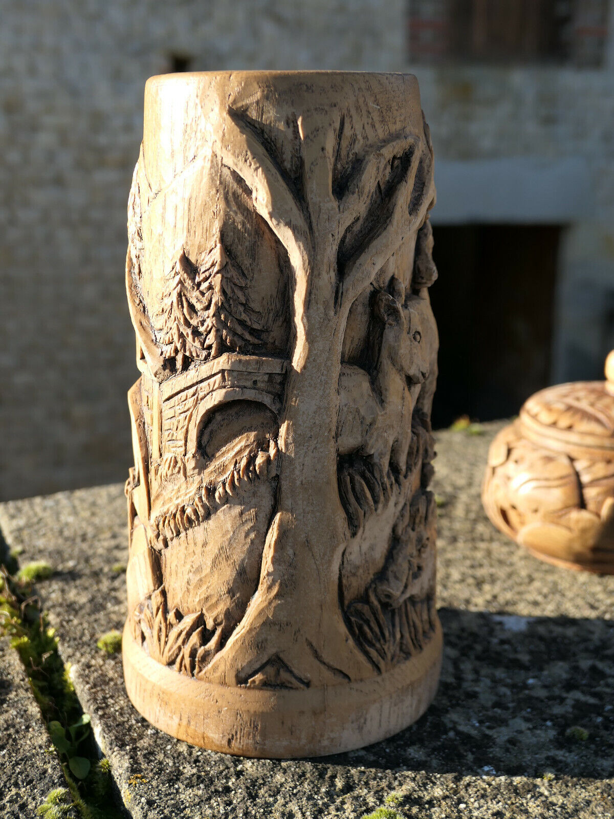 RARE ENSEMBLE PICHET CHOPE BOITE ARDENNES OCADO SCULPTURE