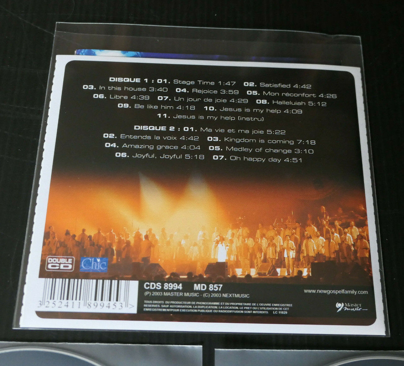 2CD NEW GOSPEL FAMILY / LIVE AU ZENITH DE PARIS / 2003