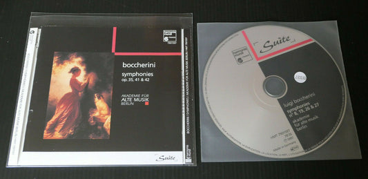 CD BOCCHERINI SYMPHONIES OP 35 41 42 / AKADEMIE FUR ALTE MUSIK BERLIN / 1997