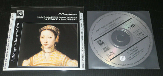 CD L'HERITAGE DE MONTEVERDI / LA FENICE TUBERY KIEHR VAN DYCK / RICERCAR 2001