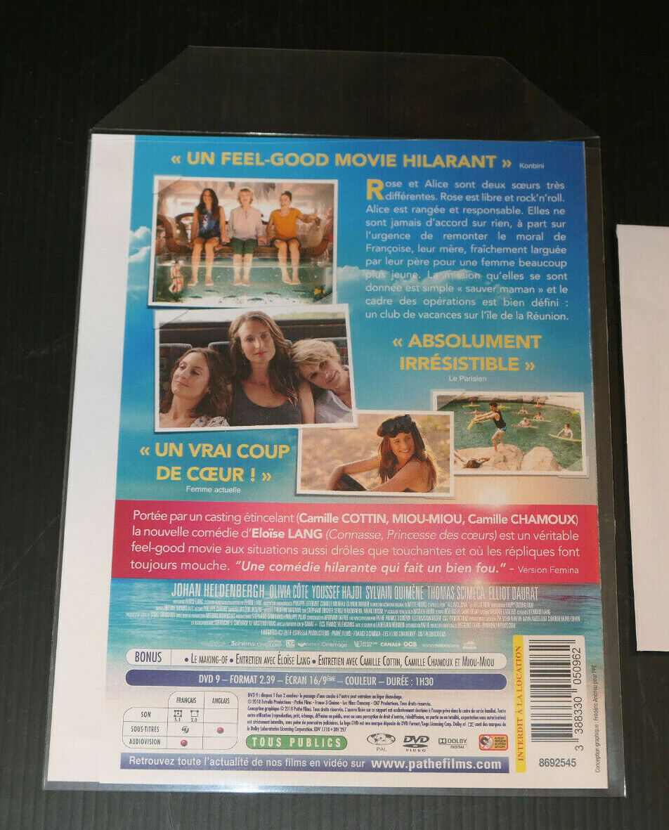 DVD LARGUEES / CAMILLE COTTIN MIOU-MIOU CAMILLE CHAMOUX / ELOISE LANG / 2018