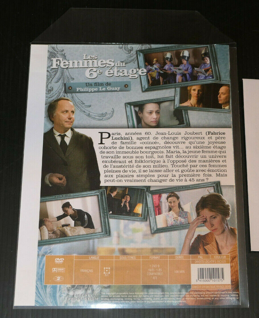 DVD LES FEMMES DU 6e ETAGE / PHILIPPE LE GUAY / FABRICE LUCHINI KIBERLAIN / 2010