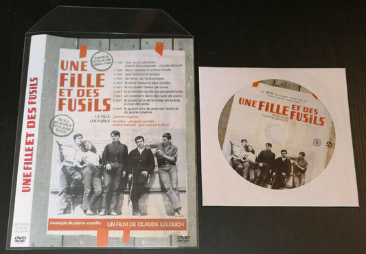 DVD UNE FILLE ET DES FUSILS / CLAUDE LELOUCH / PIERRE VASSILIU (1965)