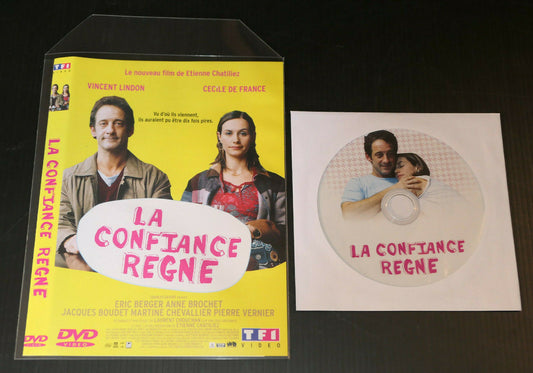 DVD LA CONFIANCE REGNE / VINCENT LINDON CECILE DE FRANCE / ETIENNE CHATILIEZ