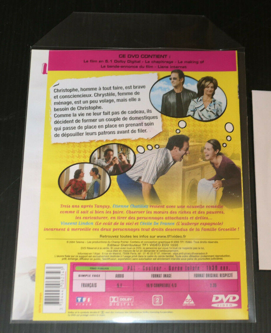 DVD LA CONFIANCE REGNE / VINCENT LINDON CECILE DE FRANCE / ETIENNE CHATILIEZ