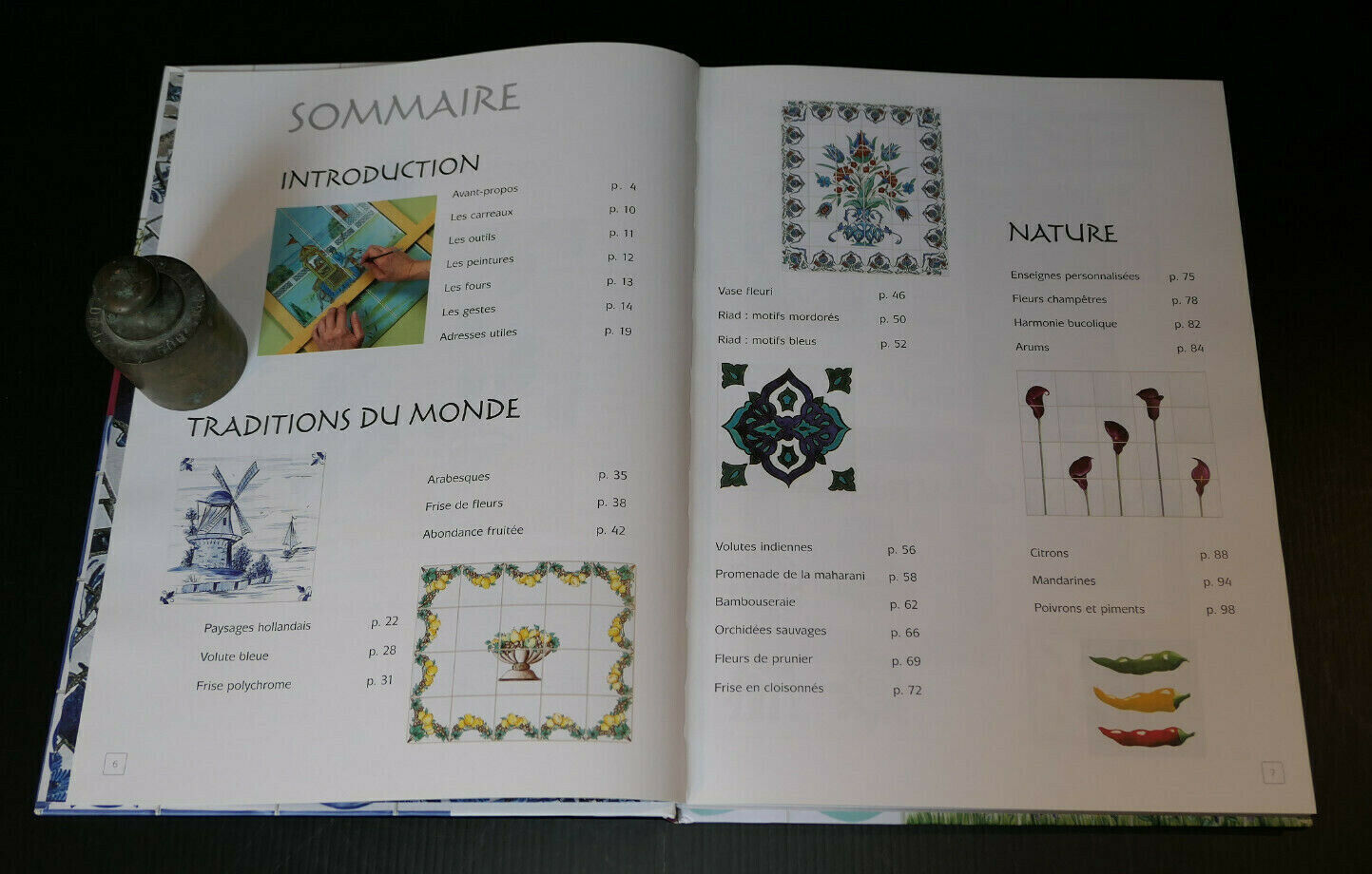 CARRELAGES A PEINDRE / NADINE PRAMOTTON / DESSAIN ET TOLRA / LOISIRS CREATIFS