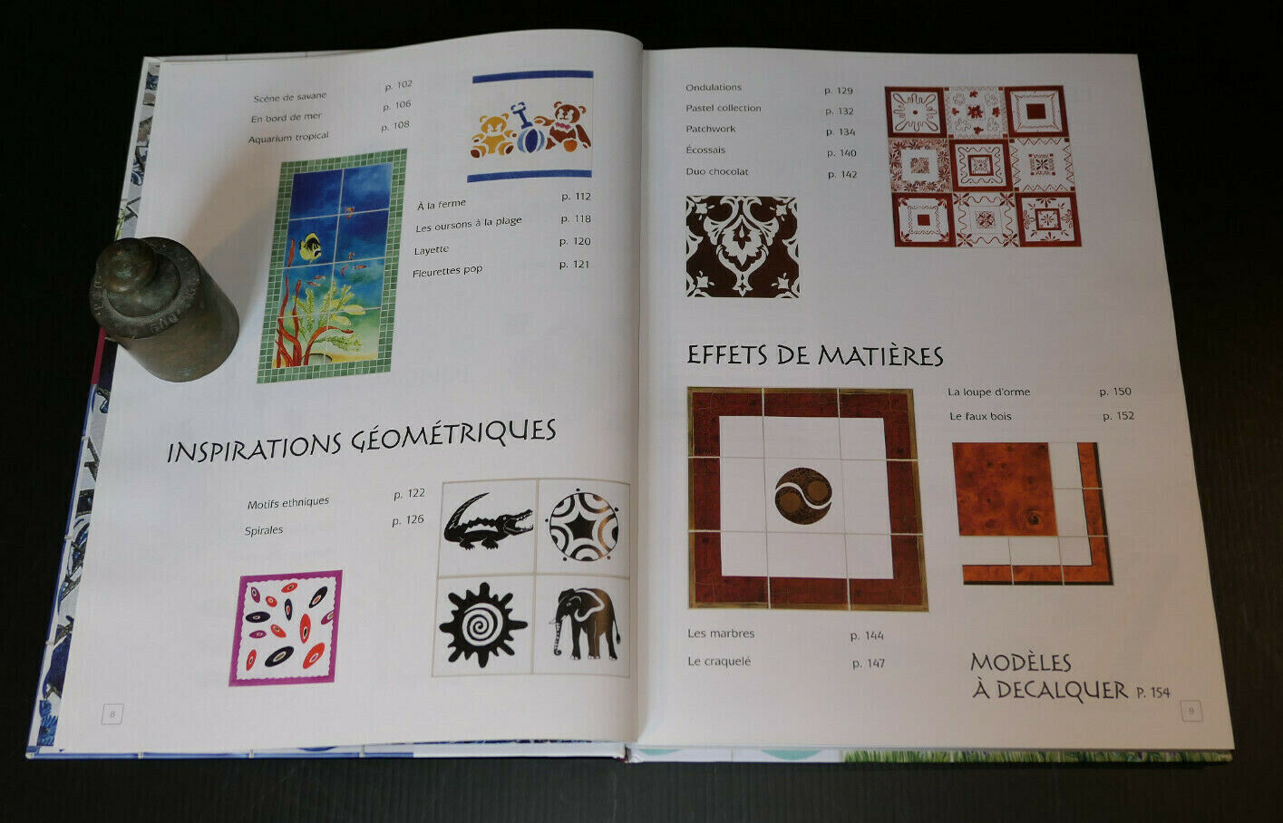 CARRELAGES A PEINDRE / NADINE PRAMOTTON / DESSAIN ET TOLRA / LOISIRS CREATIFS