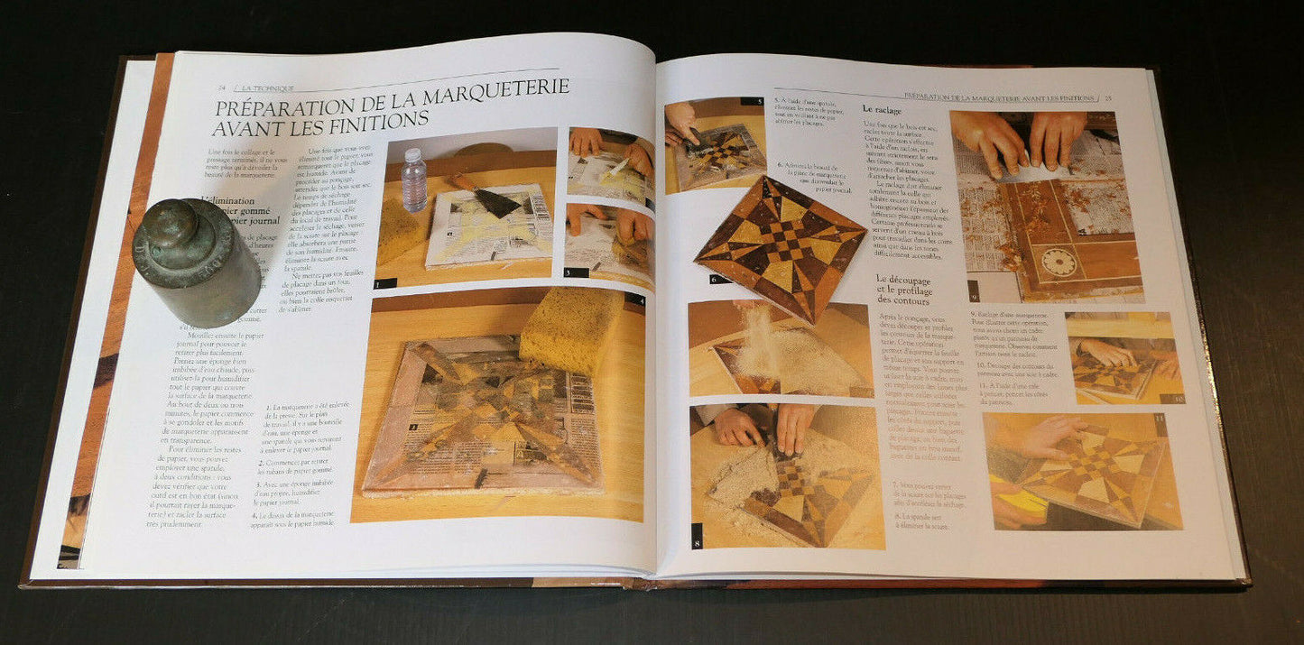 L'ARTISAN MARQUETEUR / EYROLLES 2003 / ARTISANAT OUTILLAGE TECHNIQUE PHOTOS