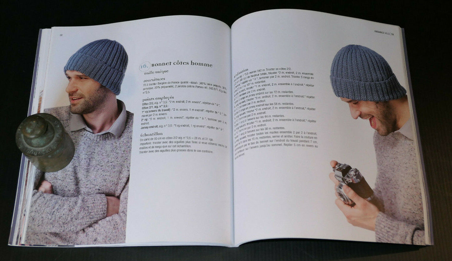 BONNETS BERETS ET CASQUETTES / 26 MODELES TRICOT CROCHET / MARIE-CLAIRE 2011