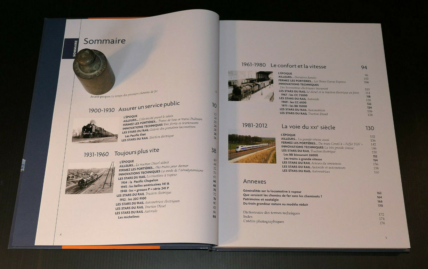 UN SIECLE DE TRAINS / ANDRE PAPAZIAN / SELECTION READER'S DIGEST 2012 / HISTOIRE