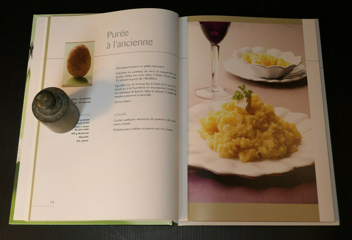 LES POMMES DE TERRE / NATHALIE COMBIER / MINERVA RECETTES CUISINE PHOTOS / 2005