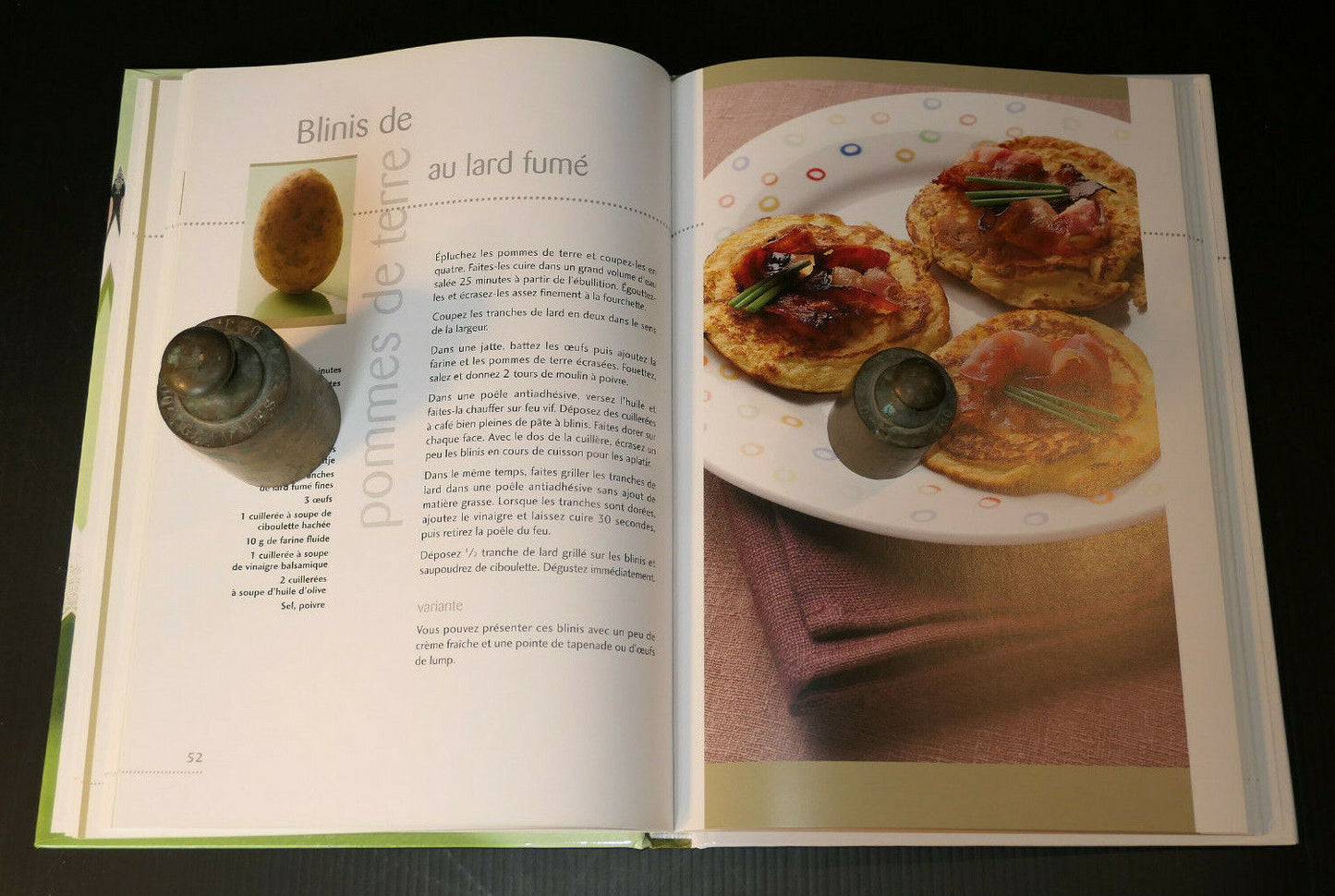 LES POMMES DE TERRE / NATHALIE COMBIER / MINERVA RECETTES CUISINE PHOTOS / 2005