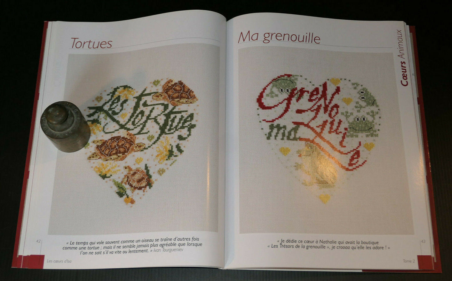 LES COEURS D'ISA TOME 2 POINT DE CROIX LES EDITIONS DE SAXE 2011