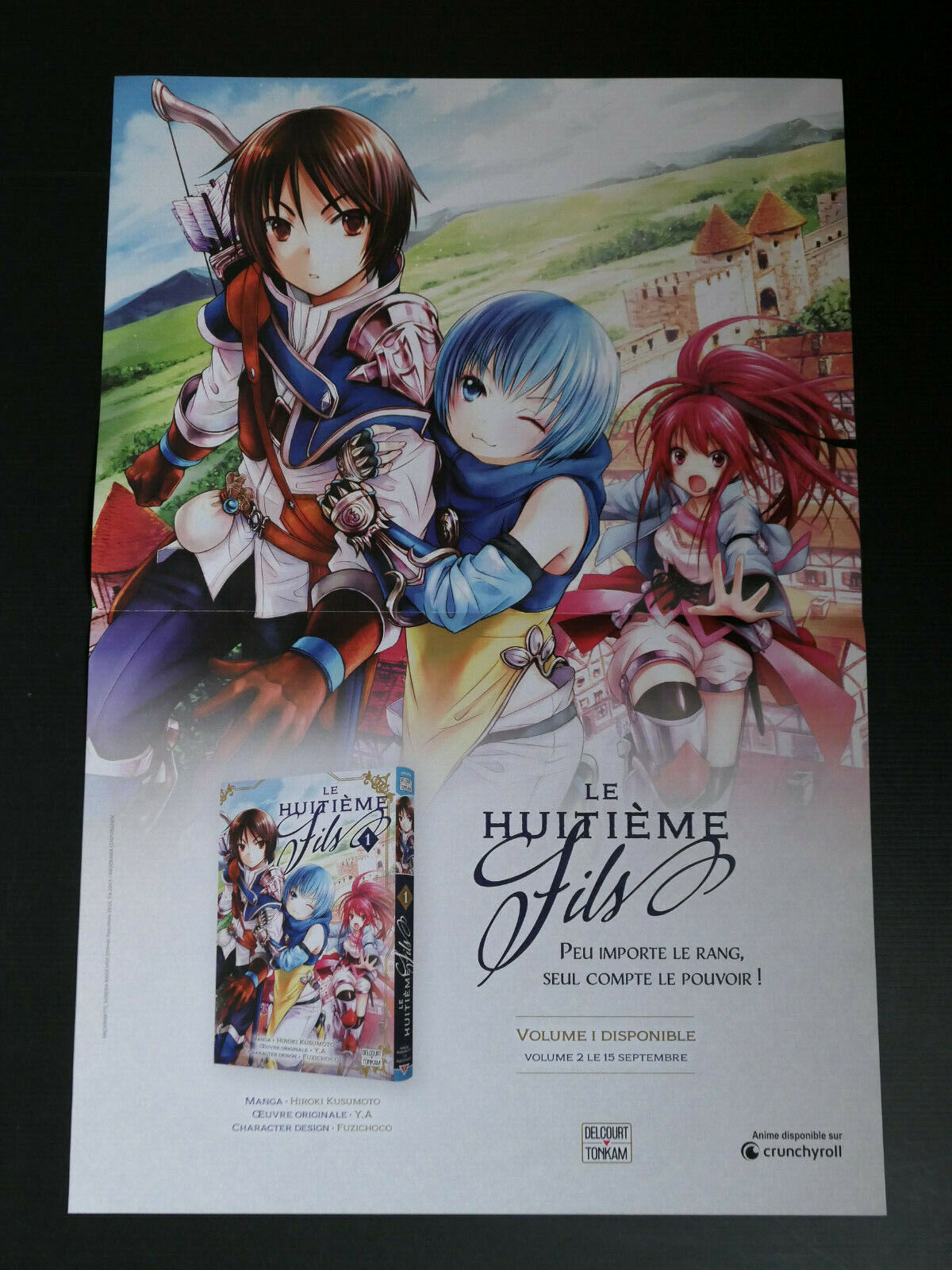 POSTER MANGA THE EIGHTH SON 2015 HIROKI KUSUMOTO THE 8TH SON TONKAM 