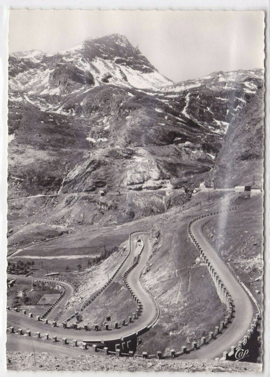 BLACK &amp; WHITE POSTCARD CPSM COL DU MONT CENIS LES ECHELLES MONT MALAMOT 
