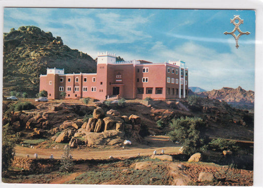 COLOR POSTCARD CPSM MOROCCO THE HOTEL DU SUD IN TAFRAOUT 