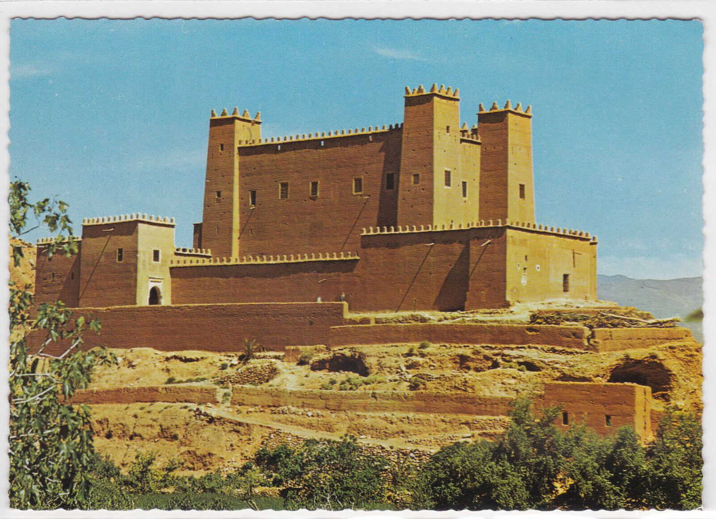 CPSM CARTE POSTALE COULEUR LE MAROC PITTORESQUE REGION BOUMALNE DU DADES