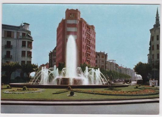 CARTE POSTALE COULEUR CPSM PAMPLONA PLAZA CIRCULAR PLACE RONDE