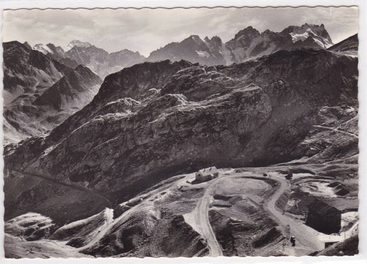 CARTE POSTALE NOIR & BLANC CPSM CHALET DU GALIBIER LA MEIJE ET LES ECRINS