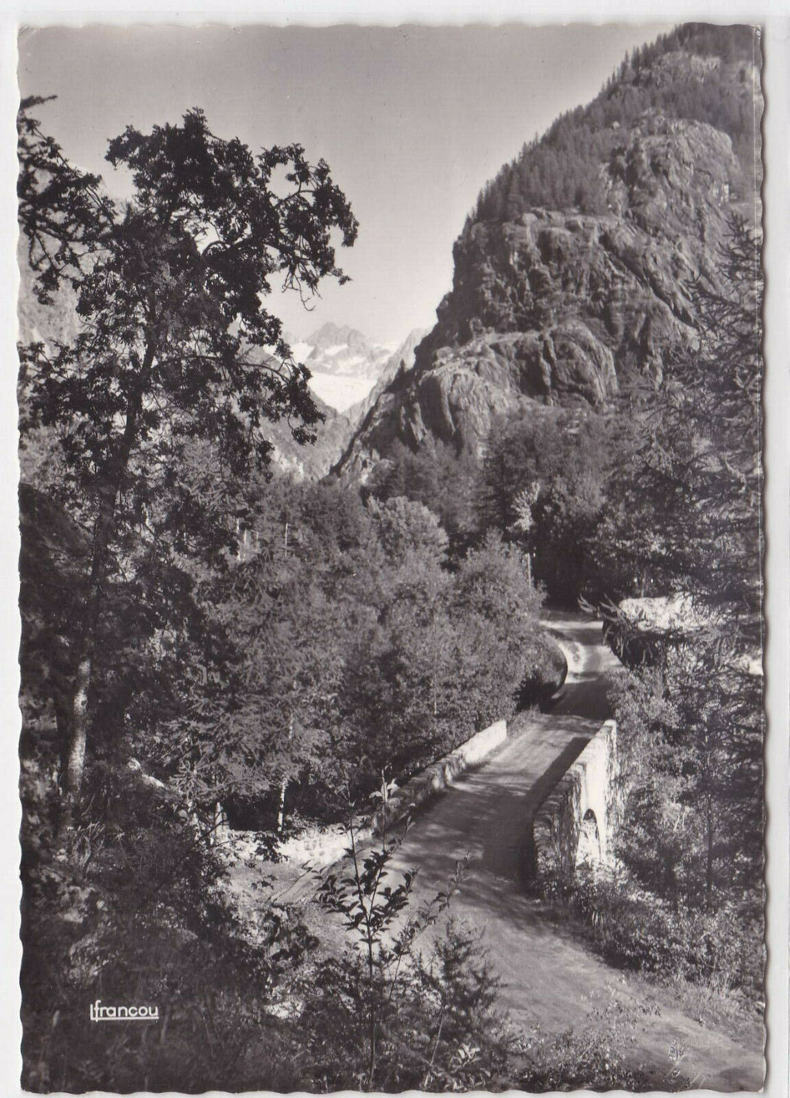 CARTE POSTALE NOIR & BLANC CPSM AILEFROIDE PONT DE CELSE-NIERE