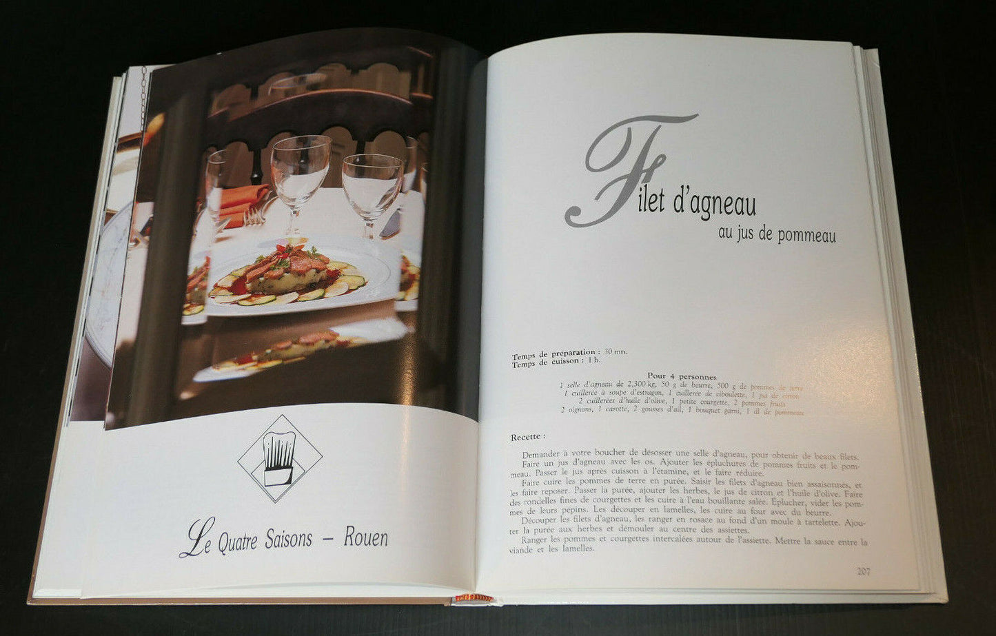 LE GRAND LIVRE DES VIANDES DANS LA GASTRONOMIE NORMANDE / RECETTES CUISINE