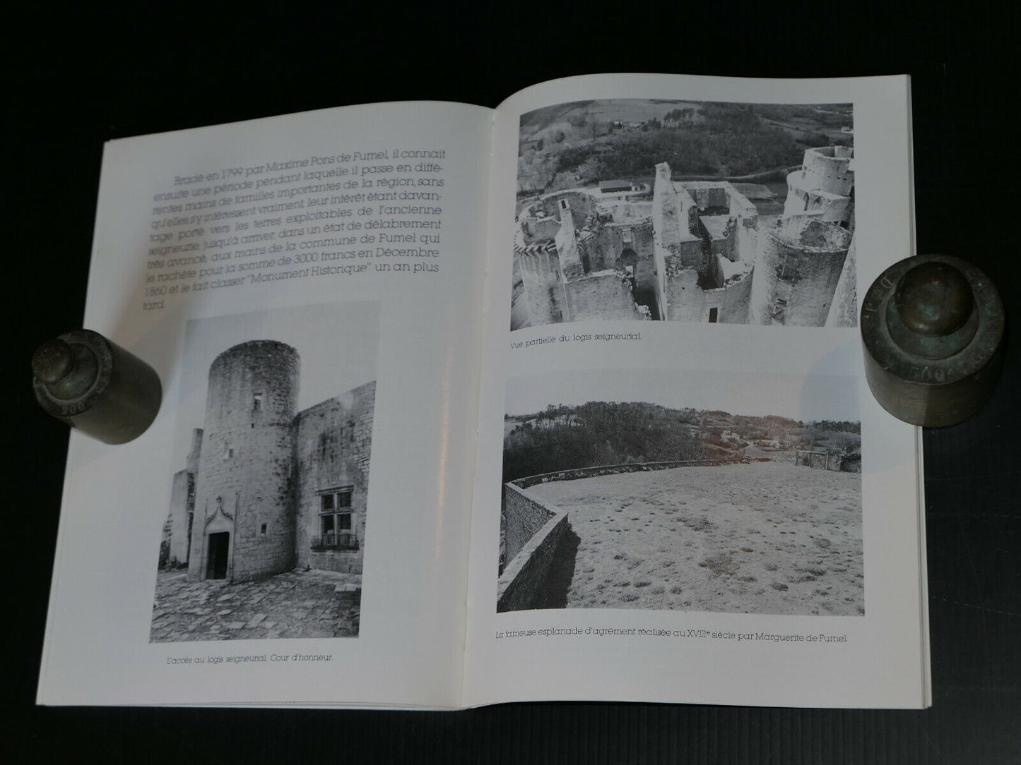 POUR UNE VISITE DU CHATEAU DE BONAGUIL / LOT-ET-GARONNE AQUITAINE / 1984