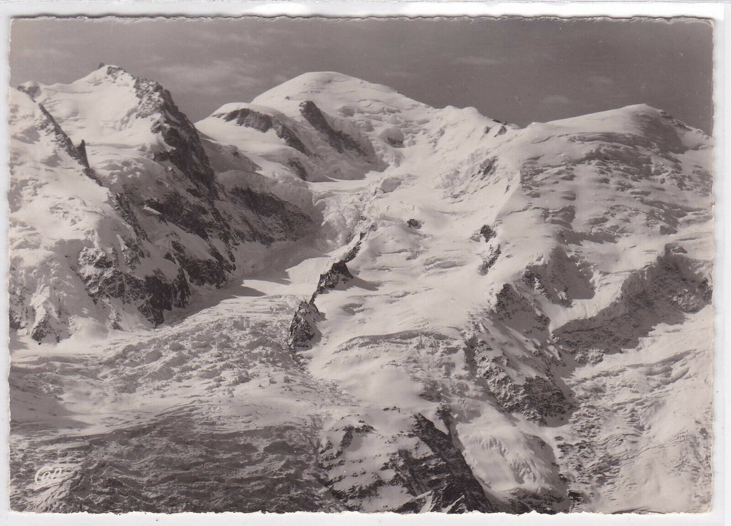 CARTE POSTALE NOIR & BLANC CPSM CHAMONIX LE MONT-BLANC MONTAGNE NEIGE PAYSAGE