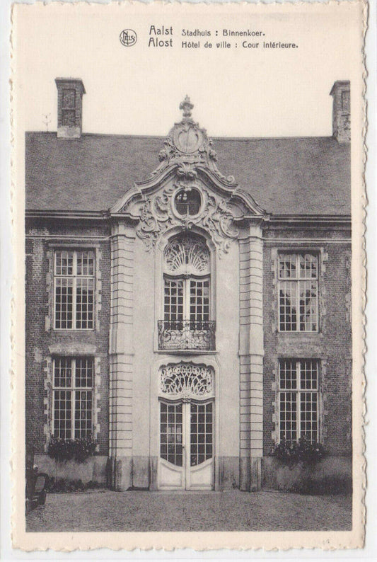 CARTE POSTALE ANCIENNE CPA AALST STADHUIS BINNENKOER ALOST HOTEL DE VILLE
