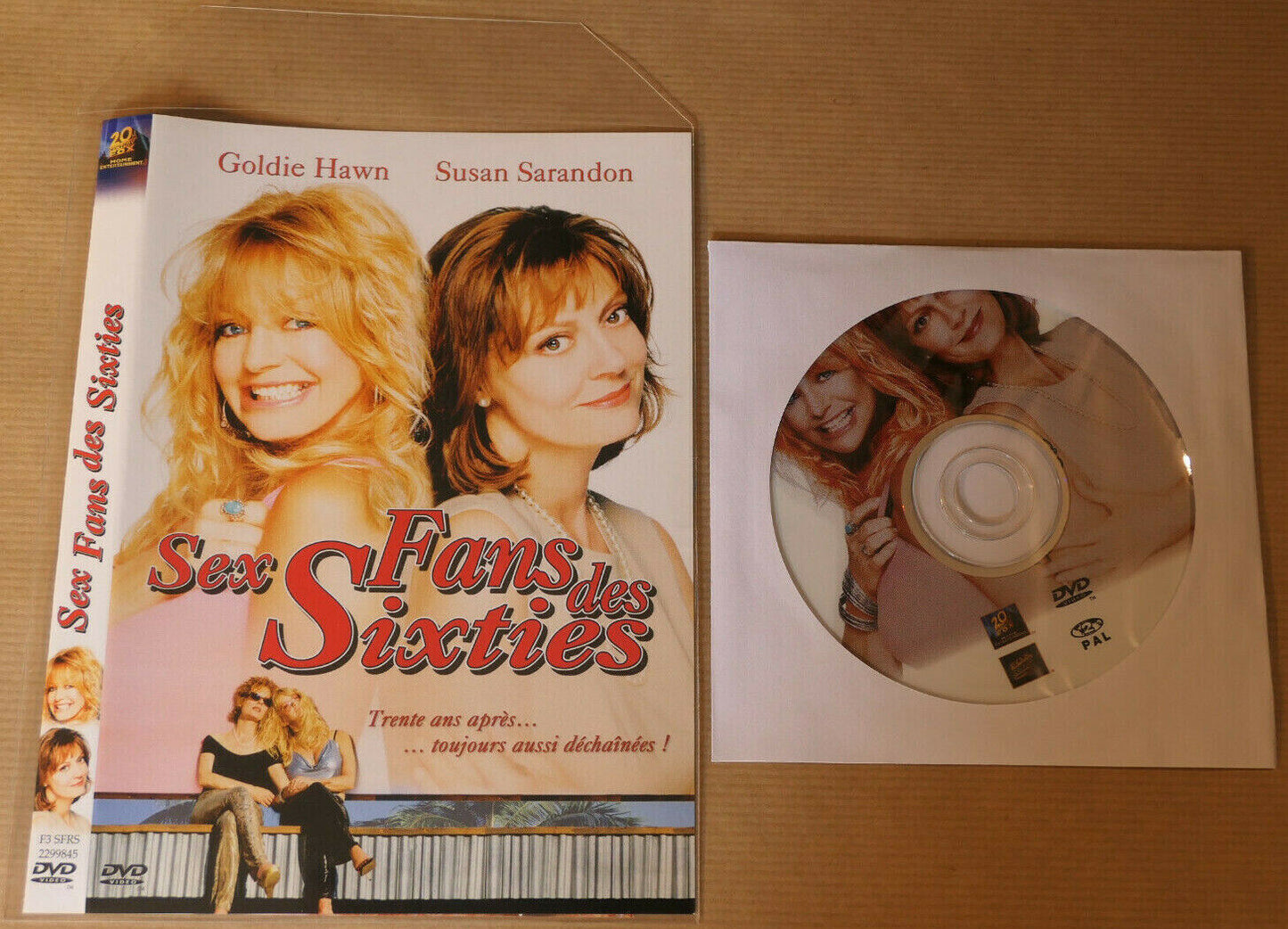 DVD SEX FANS DES SIXTIES / GOLDIE HAWN SUSAN SARANDON / 2002