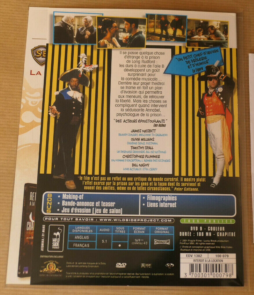 DVD LUCKY BREAK / PETER CATTANEO / 2001