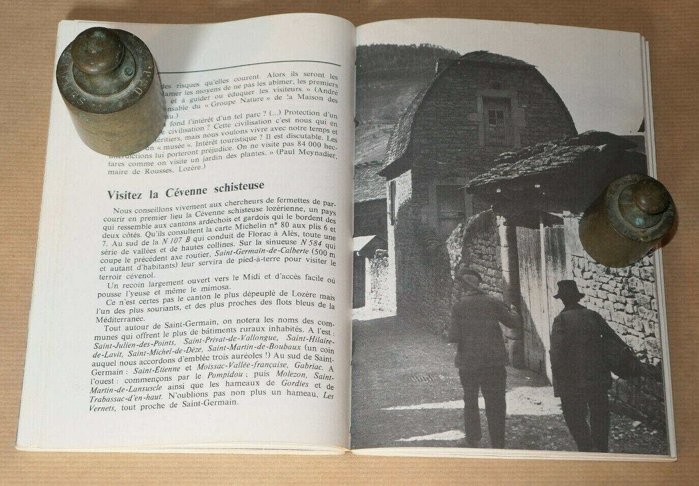 GUIDE DES VILLAGES ABANDONNES / NOUVELLE EDITION 1974 BALLAND / ROBERT LANDRY