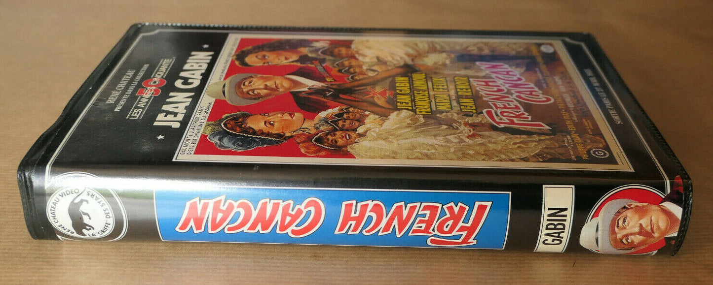 VHS CASSETTE VIDEO RENE CHATEAU FRENCH CANCAN JEAN GABIN ARNOUL FELIX RENOIR