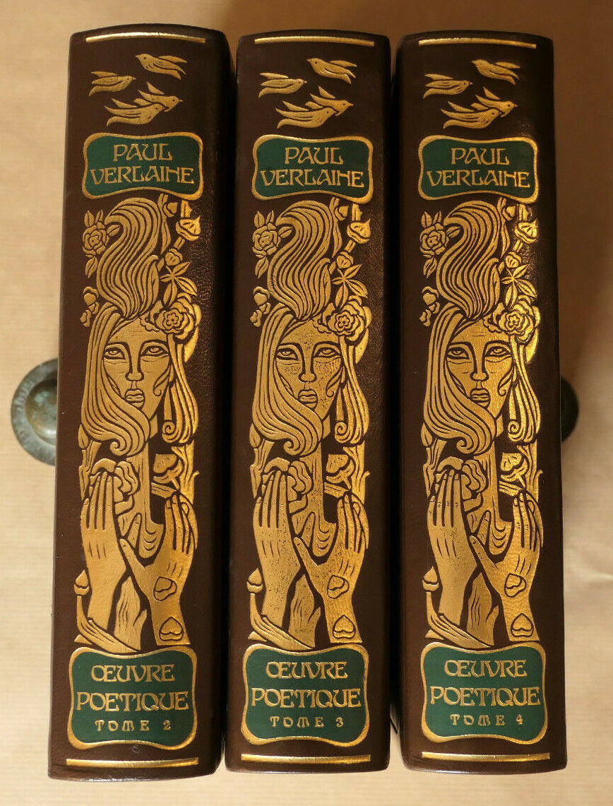 PAUL VERLAINE / OEUVRE POETIQUE TOMES 2 3 4 / JEAN DE BONNOT 1975