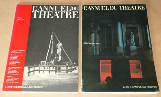 L'ANNUEL DU THEATRE / LOT DE 2 NUMEROS / SAISONS 1981-1982 1982-1983