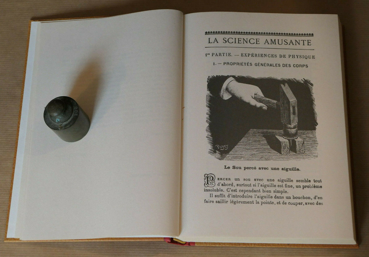 100 EXPERIENCES DE SCIENCE AMUSANTE / TOM TIT / 1890 REEDITION 2011