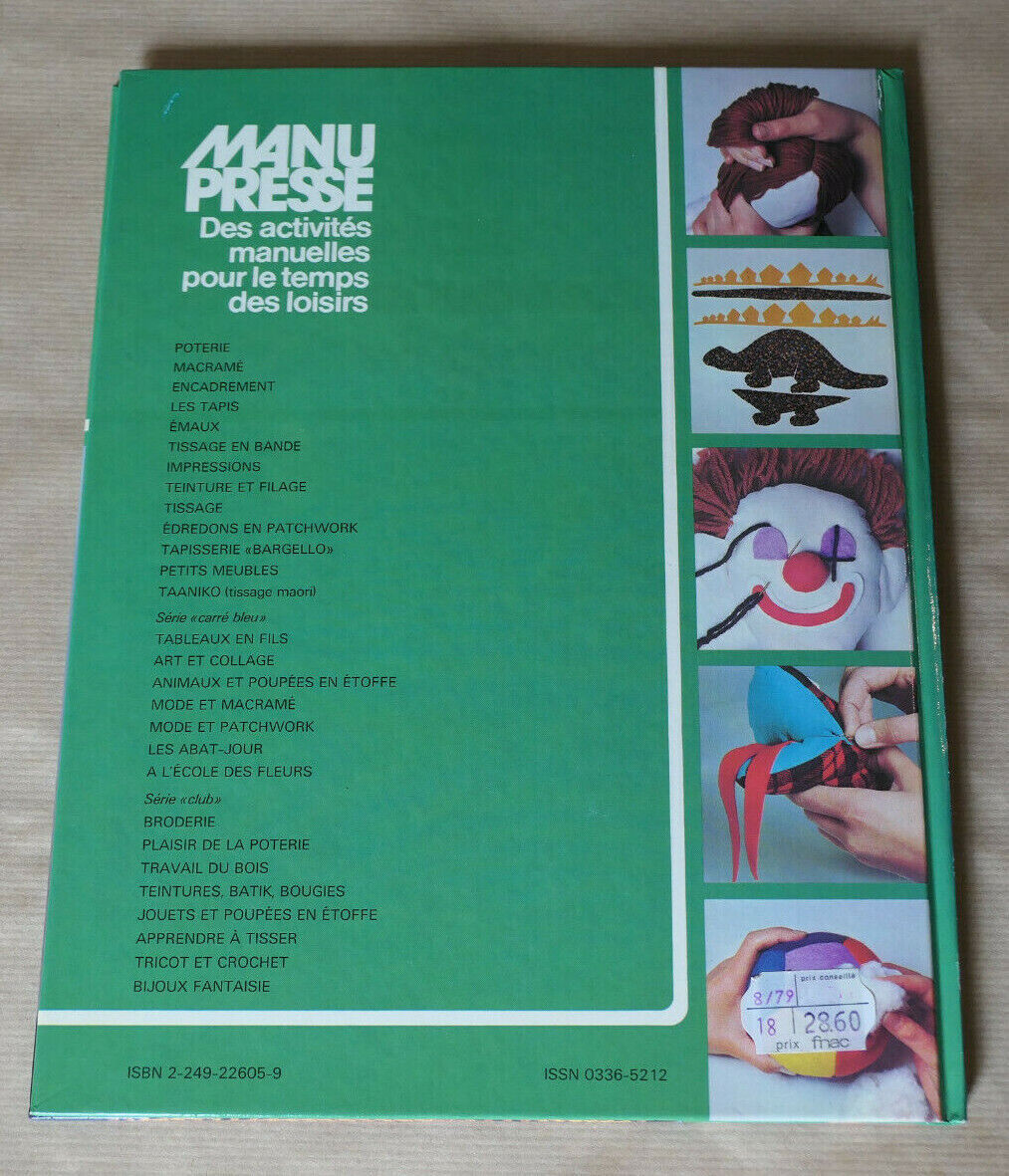 JOUETS ET POUPEES EN ETOFFE / DESSAIN ET TOLRA 1977 / LOISIRS CREATIFS
