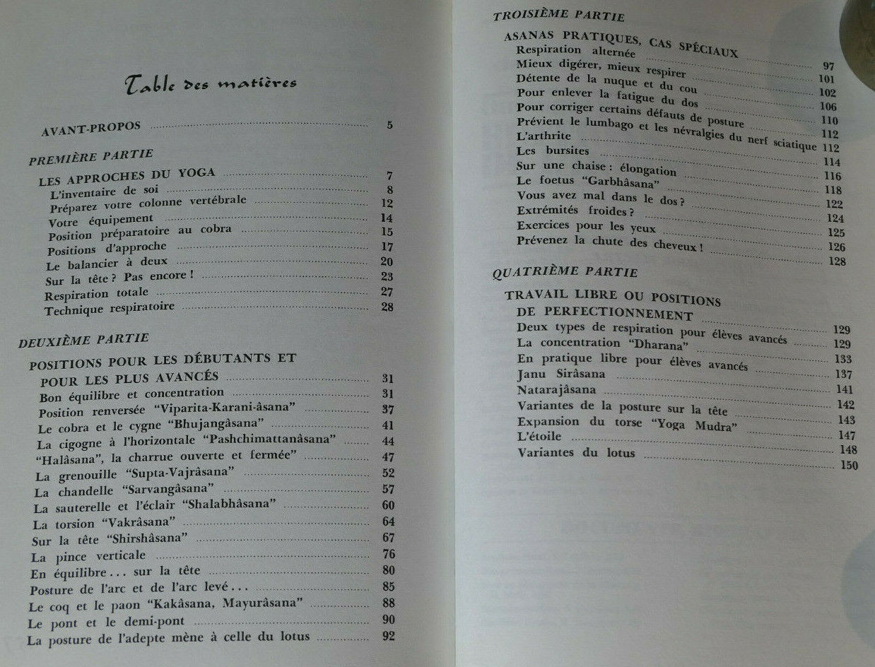 HATHA YOGA / SUZANNE PIUZE / LES EDITIONS DE L'HOMME 1969 / SANTE ESPRIT CORPS